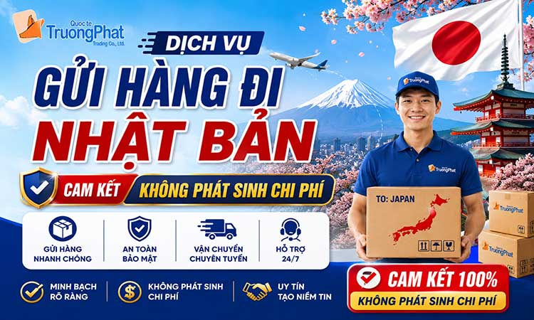 Dịch vụ gửi hàng đi Nhật Bản – Cam kết không phát sinh chi phí