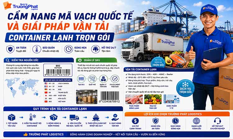 Cẩm Nang Mã Vạch Quốc Tế Và Giải Pháp Vận Tải Container Lạnh Trọn Gói