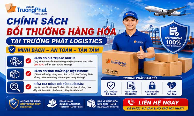 Chính Sách Bồi Thường Hàng Hóa Tại Trường Phát Logistics Minh Bạch – An Toàn – Tận Tâm