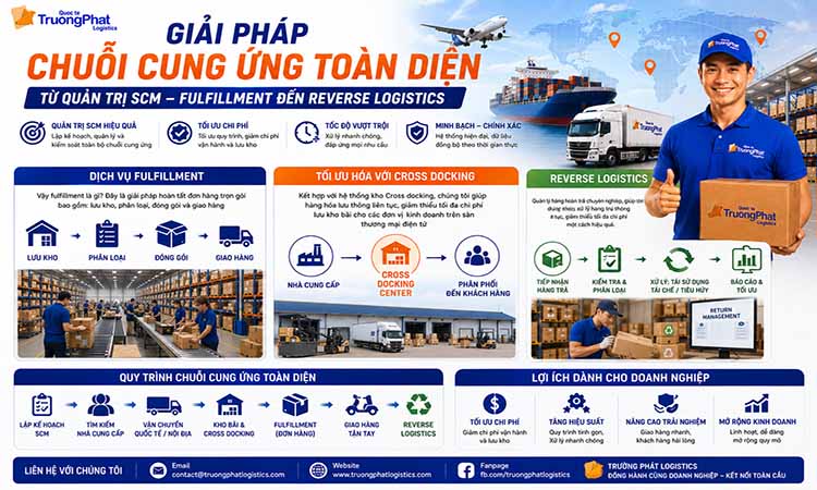 Giải Pháp Chuỗi Cung Ứng Toàn Diện - Từ Quản Trị SCM - Fulfillment Đến Reverse Logistics