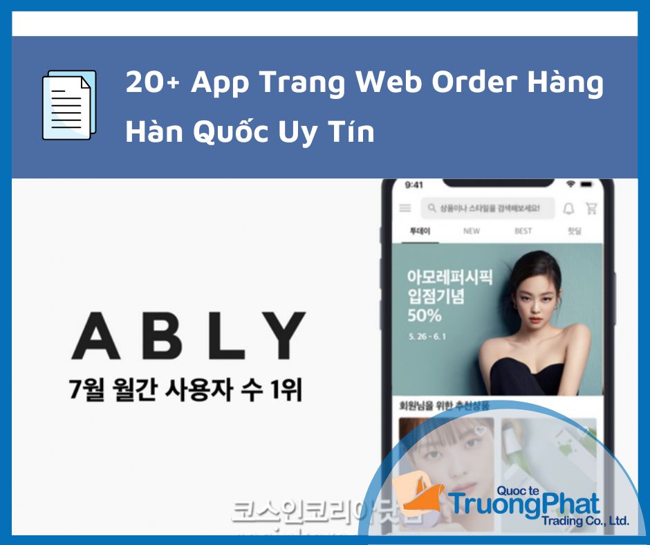20+ App Trang Web Order Hàng Hàn Quốc Uy Tín