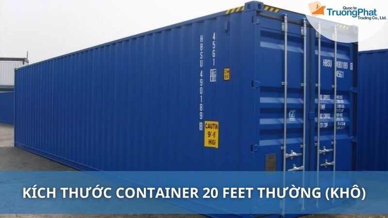 Kích Thước Container 20 Feet