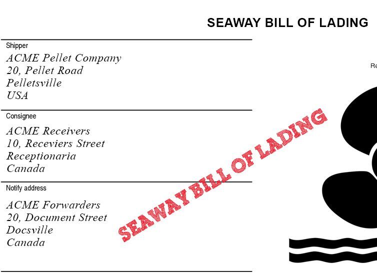 Chức năng của Seaway Bill