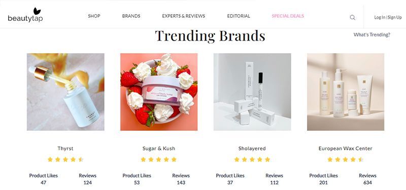 Beautytap - trang web bán mỹ phẩm uy tín của Hàn Quốc